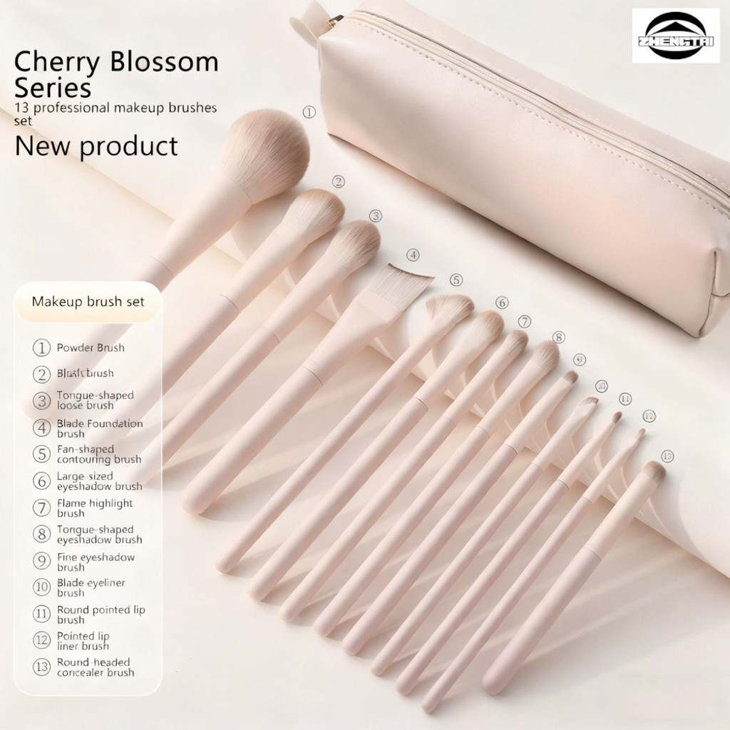 ชุดแปรงแต่งหน้ามืออาชีพพร้อมกระเป๋าจัดเก็บ 7/10/13 ตอบโจทย์ทุกความต้องการในการแต่งหน้าของคุณ มีจำหน่ายเป็นแพ็คแปรง