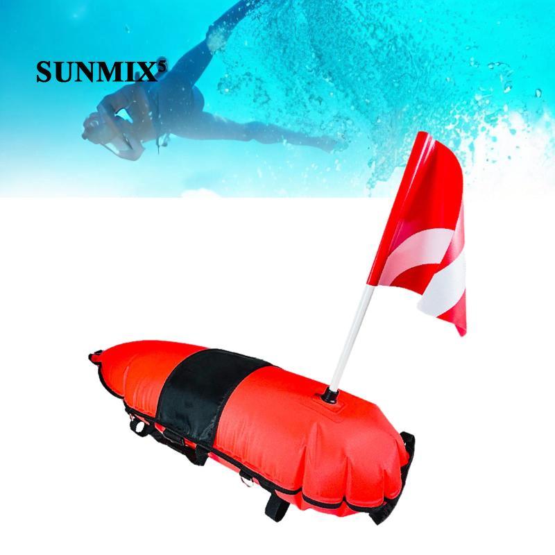Surface Marker Buoy สำหรับว่ายน้ำและดำน้ำ สไตล์มืออาชีพ