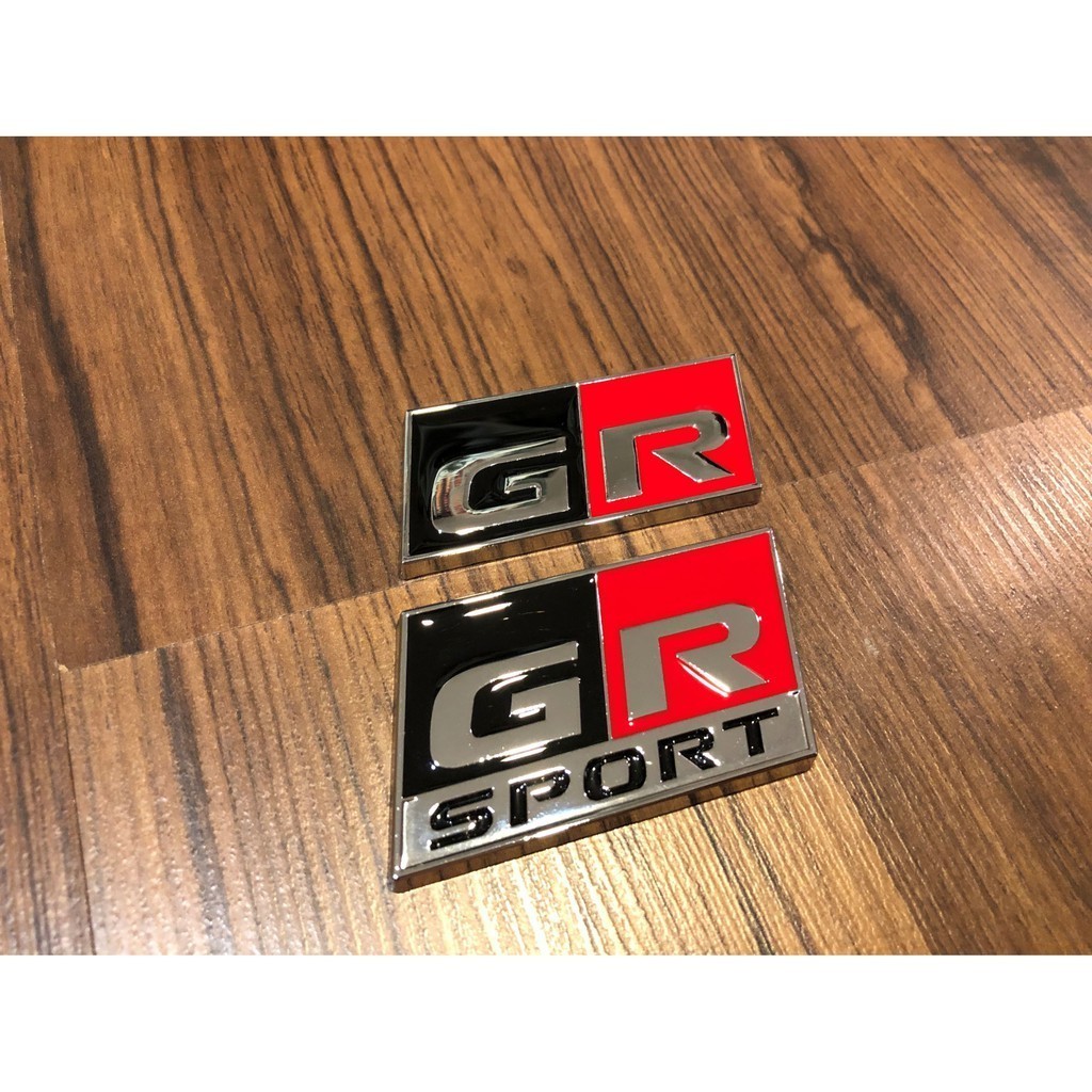 [คลังสินค้าพร้อม] Toyota GR Sport Logo Emblem Sticker Vios Yaris GT86 CHR Camery Mark X Harrier Vell