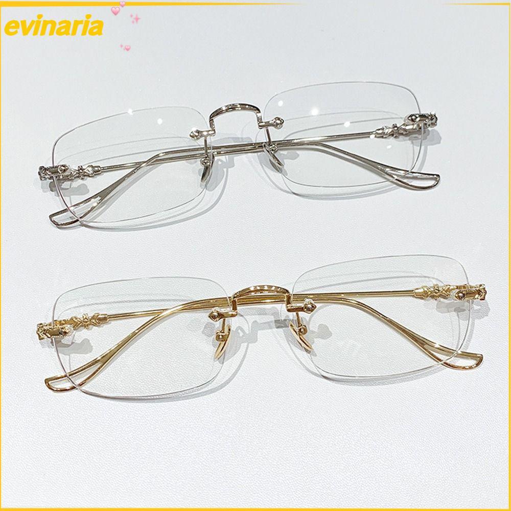 EVINARIA Anti-Blue Light แว่นตา, Eye Protection Ultralight Square แว่นตา,แบบพกพา Blue Blocking PC สายตายาวแว่นตาผู้ชายผู้หญิง