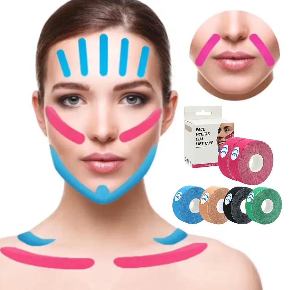 Firming Lift Face Sticker Breathable Face Lift การปรับปรุงกล้ามเนื้อ Face Facial Beauty Double O7w9
