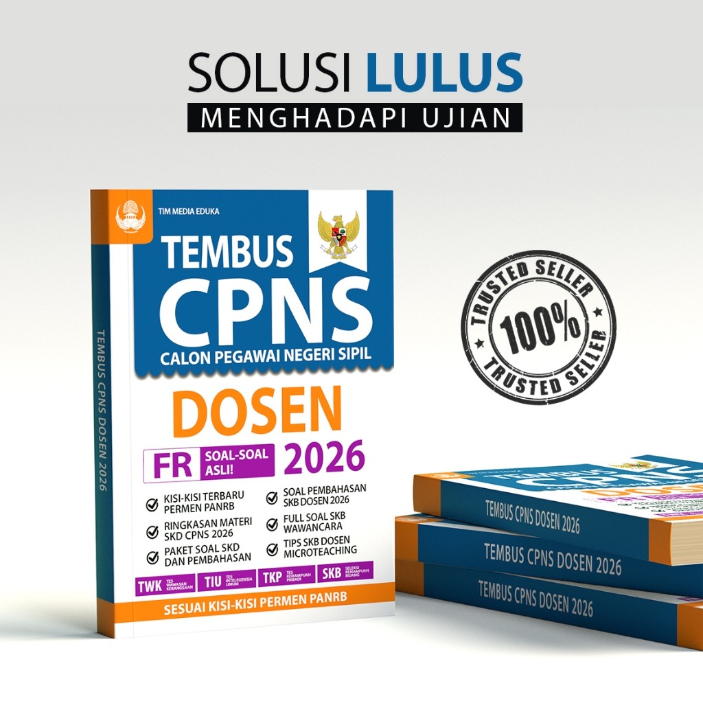 หนังสือ CPNS LECTURER 2026 / การทดสอบการบรรยาย CPNS 2026 - สื่อ Eduka