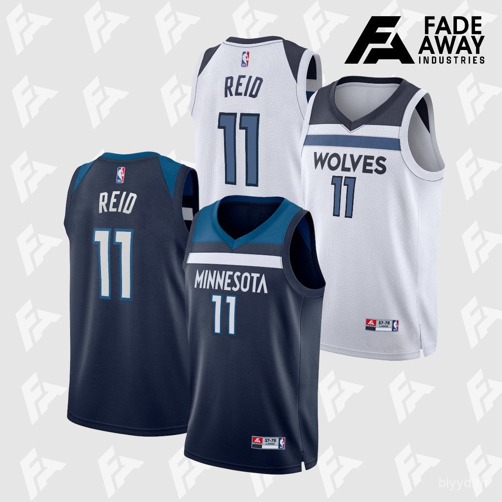 NBA NAZ REID 11 MINNESOTA TEAM BASKETBALL JERSEY E3JQ
