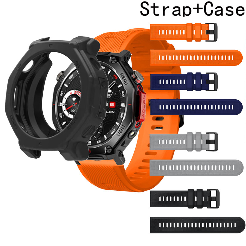 สําหรับ Aolon NEO GPS กรณีป้องกันหน้าจออุปกรณ์เสริม Aolon NEO GPS SmartWatch สายคล้องคอเปลี่ยนสายรัด