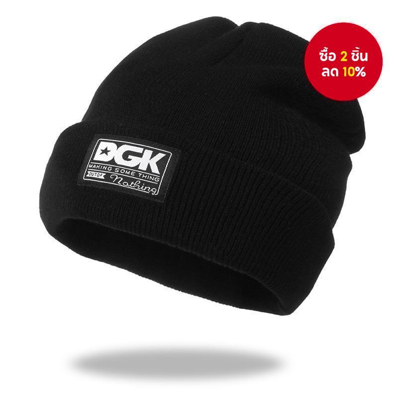 หมวกบีนนี่นิตแบบยืด DGK ใหม่ – หมวกกันหนาวไม่มีปีกปรับได้สำหรับผู้ชายและผู้หญิง