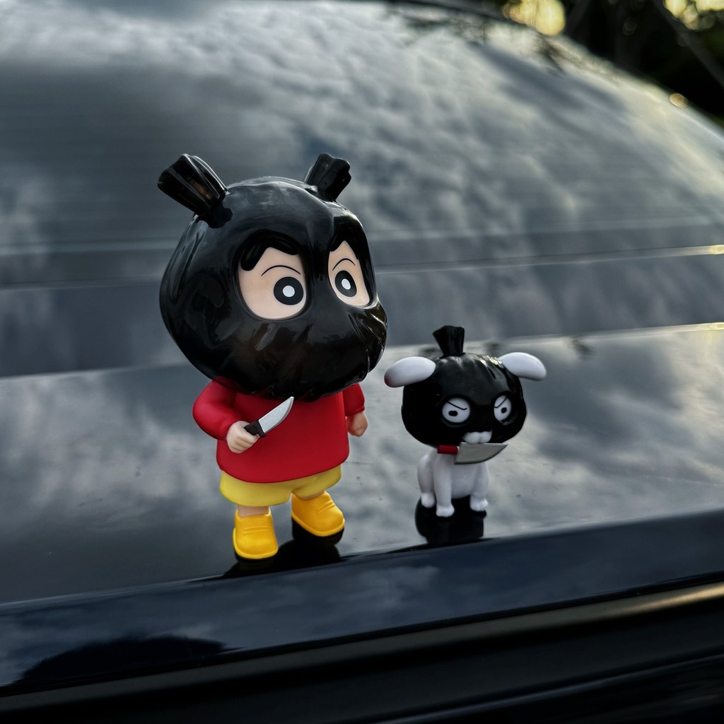 Crayon Shin-Chan Shin-Chan Kitty Robber รูปรุ่น Q Robber Shin-Chan Shin-Chan Creative ตลกอินเทรนด์เล