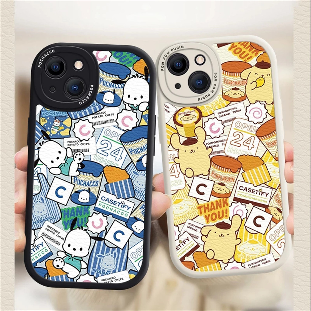 เคสไอโฟน สำหรับ IPhone 17 Air 16 15 11 13 12 14 Pro Max XR Max เคส IPhone Cute Pochacco Purin PFK194A