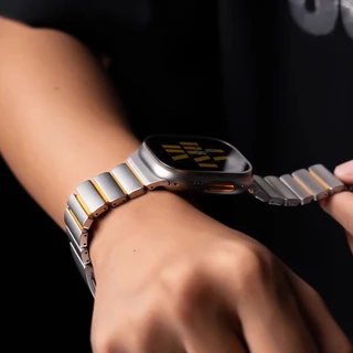 Nomad Titanium Band สําหรับ iWatch Ultra 3 2 49 มม.Series 11 10 46 มม.สายแม่เหล็ก Iwatch 11 10 9 8 7 6 5 45 6 5 4 SE 44 42 มม.