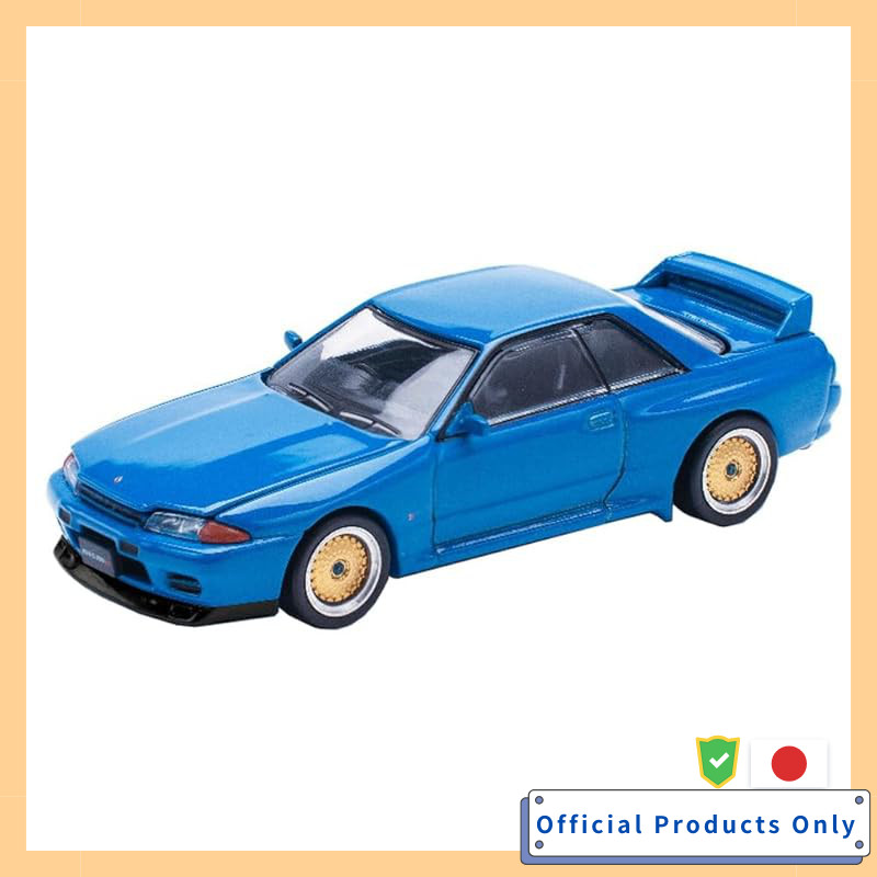 POP RACE x ENIGMA 1/64 Nissan Skyline R32 Bayside Blue Completed Model PRE009
