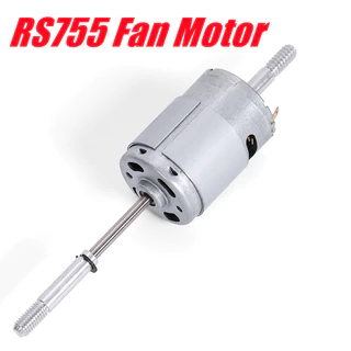 มอเตอร์พัดลม DC 12V ไมโครมอเตอร์ แรงบิดสูง สำหรับงาน DIY เครื่องจักรขนาดเล็ก