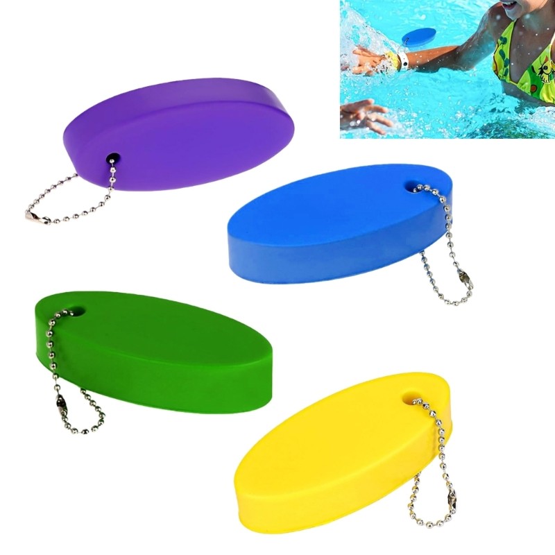 Conn Pack Of 4 Buoyant PU Foam Keyrings สําหรับกีฬาทางน้ําพายเรือตกปลาแคนู