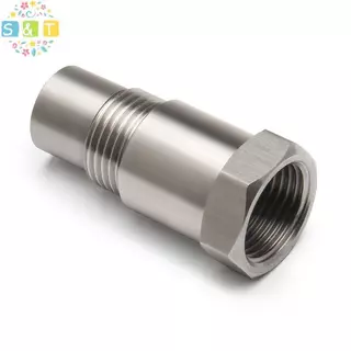 [S&T] Oxygen O2 Sensor Spacer Adapter Bung Catalytic Converter Fix Check Engine Light {th}