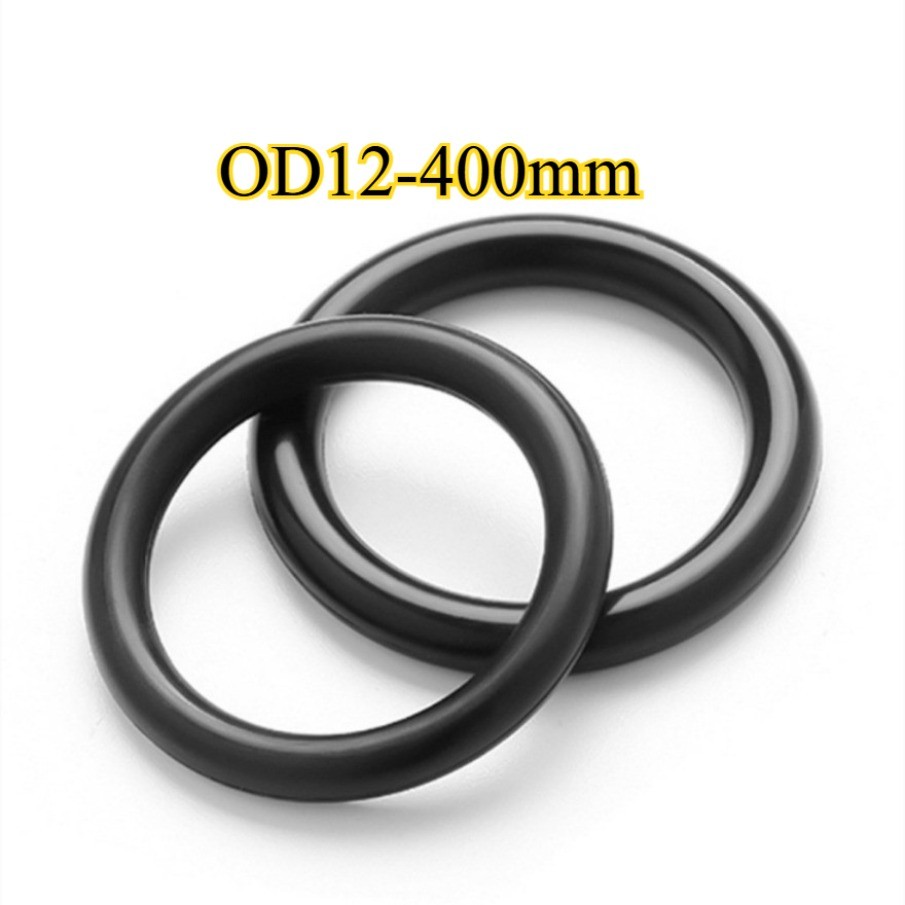 CS4.0mm แหวนซีลยาง O-ring O-ring OD12-400mm แหวนซีลน้ํามันไนไตรล์, ปะเก็นสีดํากันน้ําและทนอุณหภูมิสู
