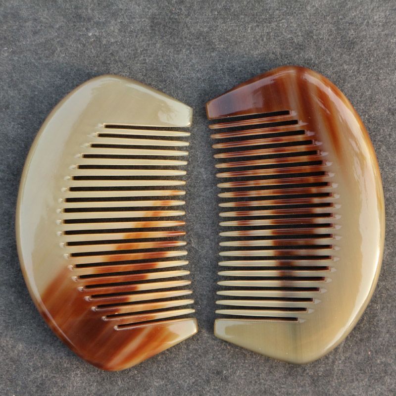 ธรรมชาตินวด Centimeter Travel ~ 89.5 ฟันหนาแน่นหวียาว/หวีกระเป๋าสีขาว Horn 9.8 yy04 Anti-Static แบบพ