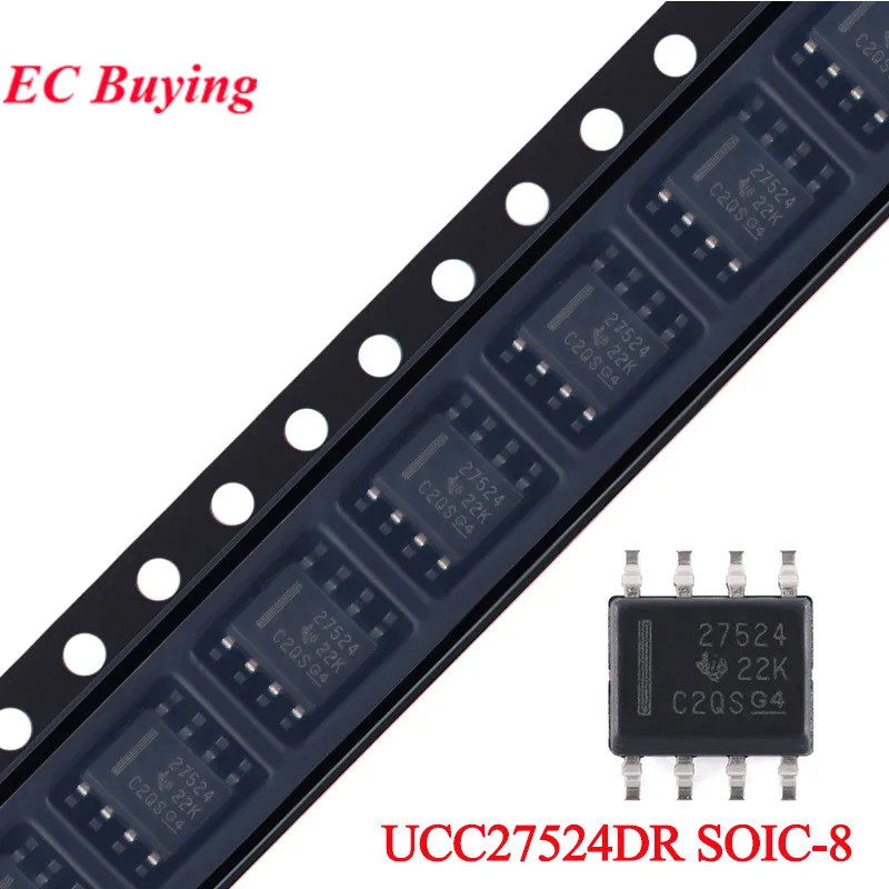 10 ชิ้น/5 ชิ้น 27524 UCC27524 UCC27524DR SOIC-8 Dual Channel Gate Driver ชิป IC