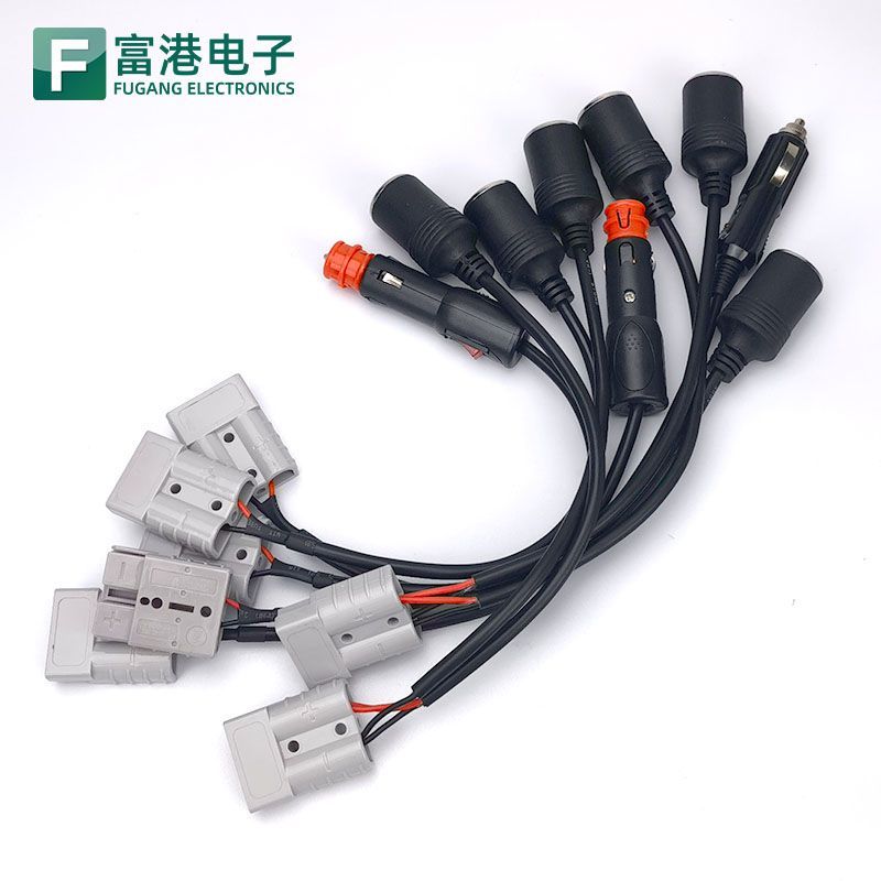 Anderson Transfer รถไฟแช็กหญิงที่นั่ง Anderson Power Connector 50A เปิดไฟแช็กสีแดงชาย