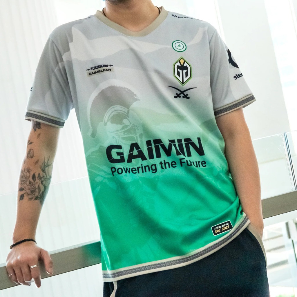 Gaimin Gladiators Team UniformDOTA2 2025 เสื้อยืดฝึกซ้อม e-sports ใหม่ | ทีมสไตล์เดียวกัน | ระบายอาก