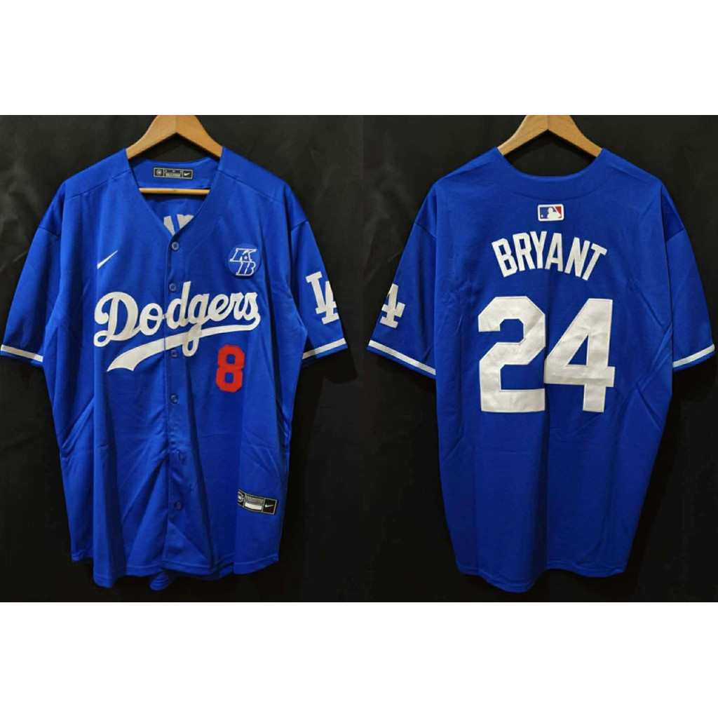 Los Angeles Dodgers Kobe Bryant Baseball Jersey ธรรมดาปักชุดเบสบอลเสื้อแขนสั้น Ohtani Yamamoto Betts