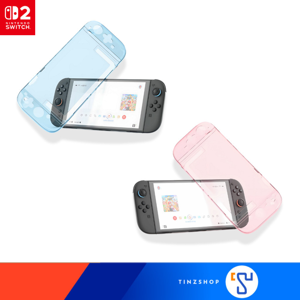 [Switch2] Tinzshop Nintendo Switch 2 GeekShare Transparent Protective Case เคสใส