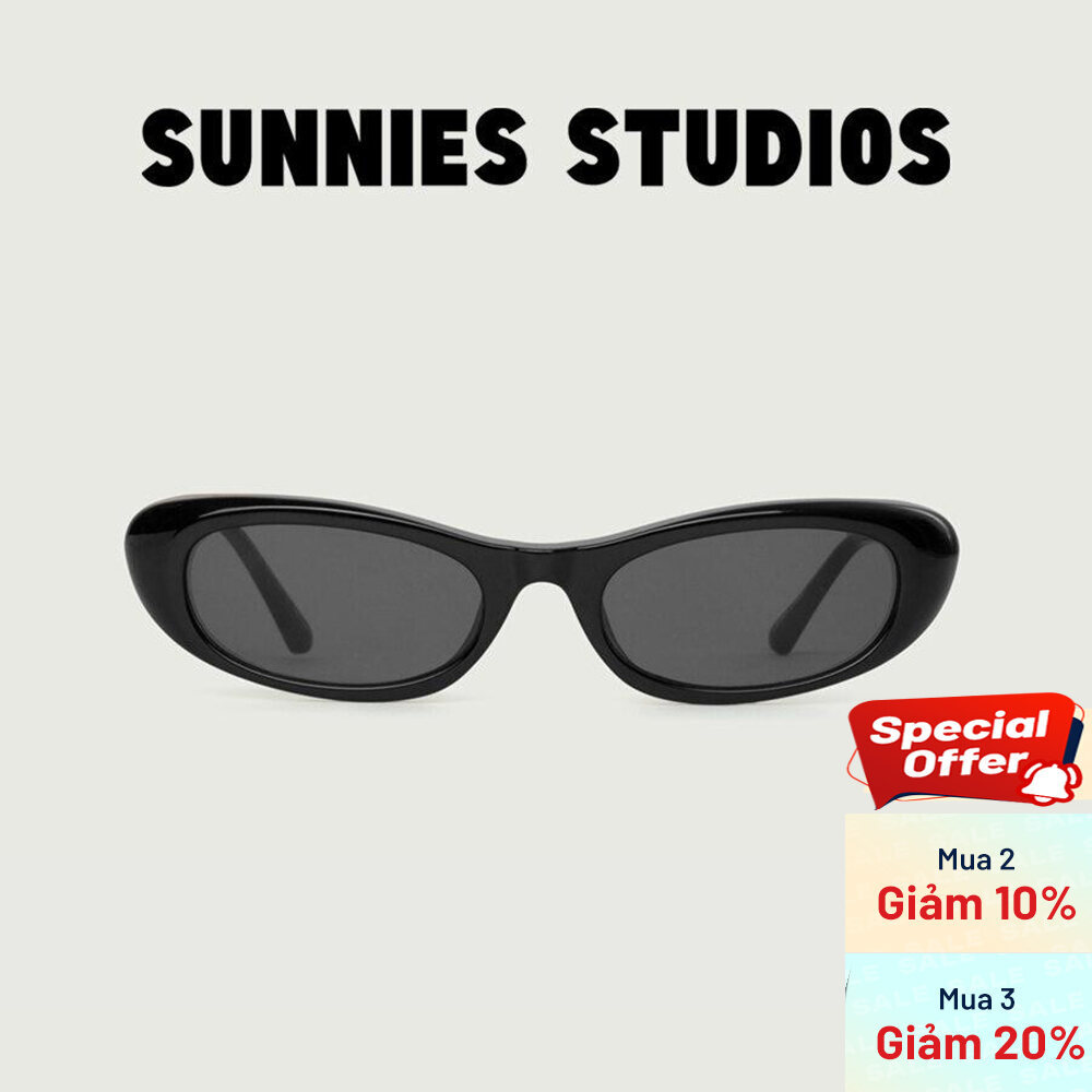 SUNNIES STUDIOS - แว่นกันแดดตาแมวเที่ยงคืนหมึกบาง - 60363RP-1