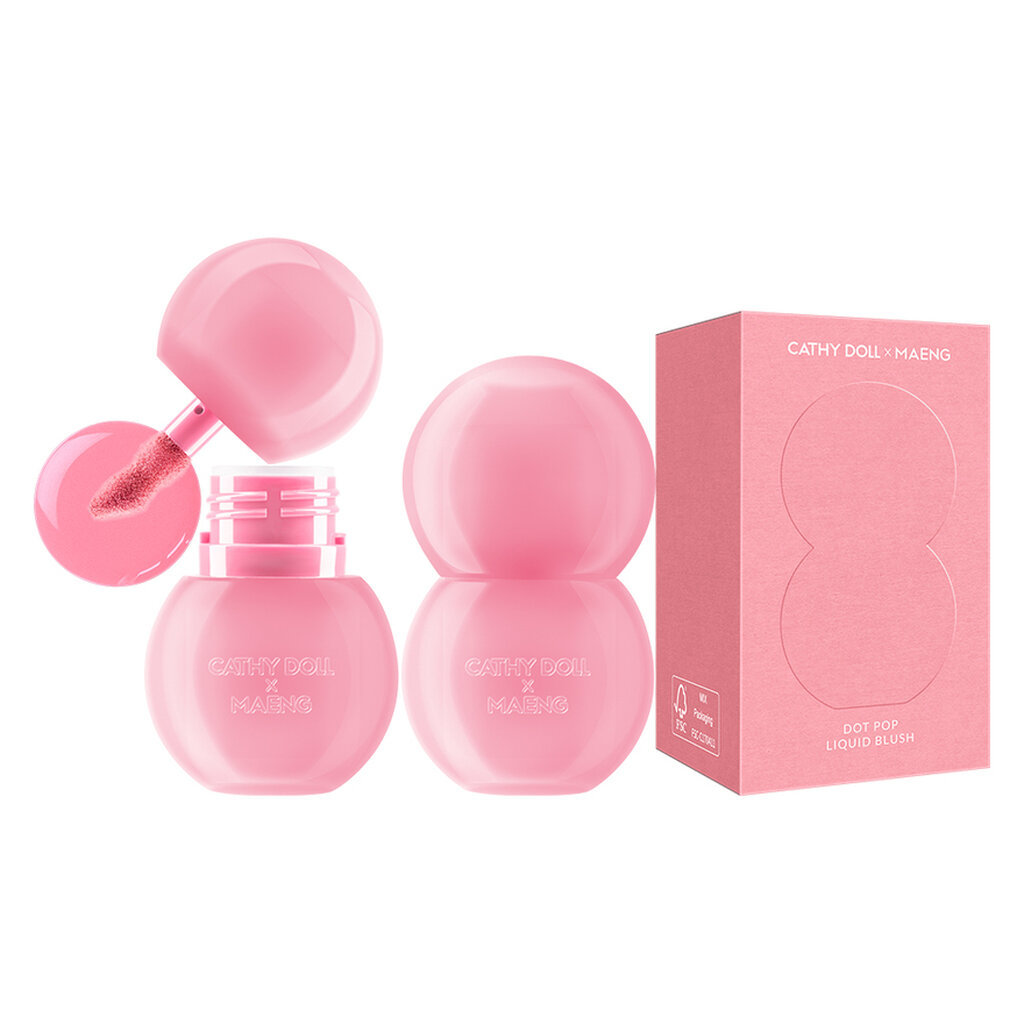 Cathy Doll เคที่ดอลล์ เอ็กซ์ แมง ดอท ป๊อป ลิควิด บลัช 4ก. 04 อินโนเซนต์ ราคา ถูกที่สุด ดีลบีเคเค แกลเลอรีภาพที่ 4