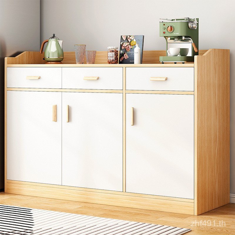 ตู้ชา Locker Dining Side Cabinet Kitchen Living Room Wine Cabinet Back Wall Must-Have Cupboard Stora