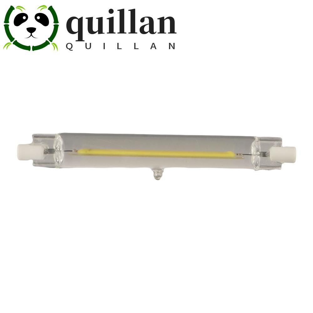 QUILLAN R7S หลอดโคมไฟ,หรี่แสงได้เปลี่ยน COB Tube Bulb, Retro 110v/220v 360 Glow ร้านอาหาร