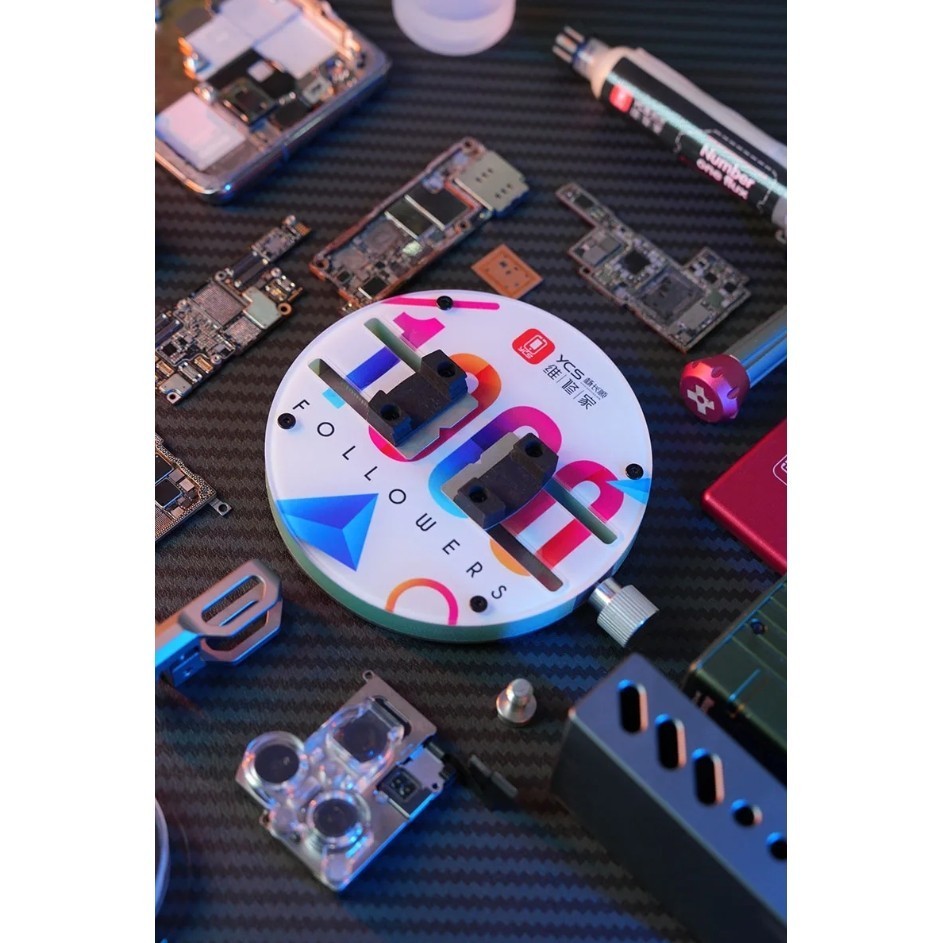 ตัวจับบอร์ฺด YCS-H03 MAX PRO โทรศัพท์มือถือบอร์ด PCB วงกลมติดตั้ง MotherboardGlue กําจัด BGA CPU ชิป IC ราคา ถูกที่สุด ดีลบีเคเค แกลเลอรีภาพที่ 5