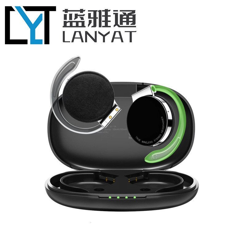 F2 Mark Game Dual Running Microphone Wireless Noise Cancelling Dual Bluetooth Headset ไม่ใช่ In-Ear 