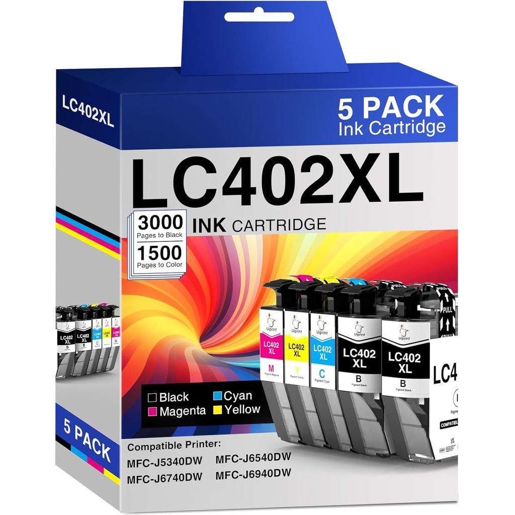 LC402XL ตลับหมึกสําหรับ Brother LC402 XL ตลับหมึกสําหรับ Brother MFC-J5340DW MFC-J6540DW MFC-J6940DW