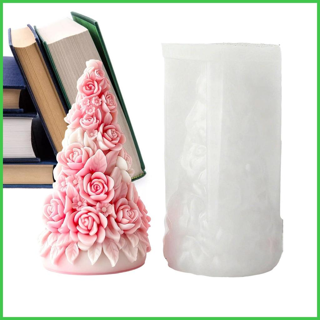 แม่พิมพ์สําหรับ Rose Tree Shape Reusable หัตถกรรม 3D Tree Molds หัตถกรรมสําหรับครอบครัวเพื่อนเริ่มต้