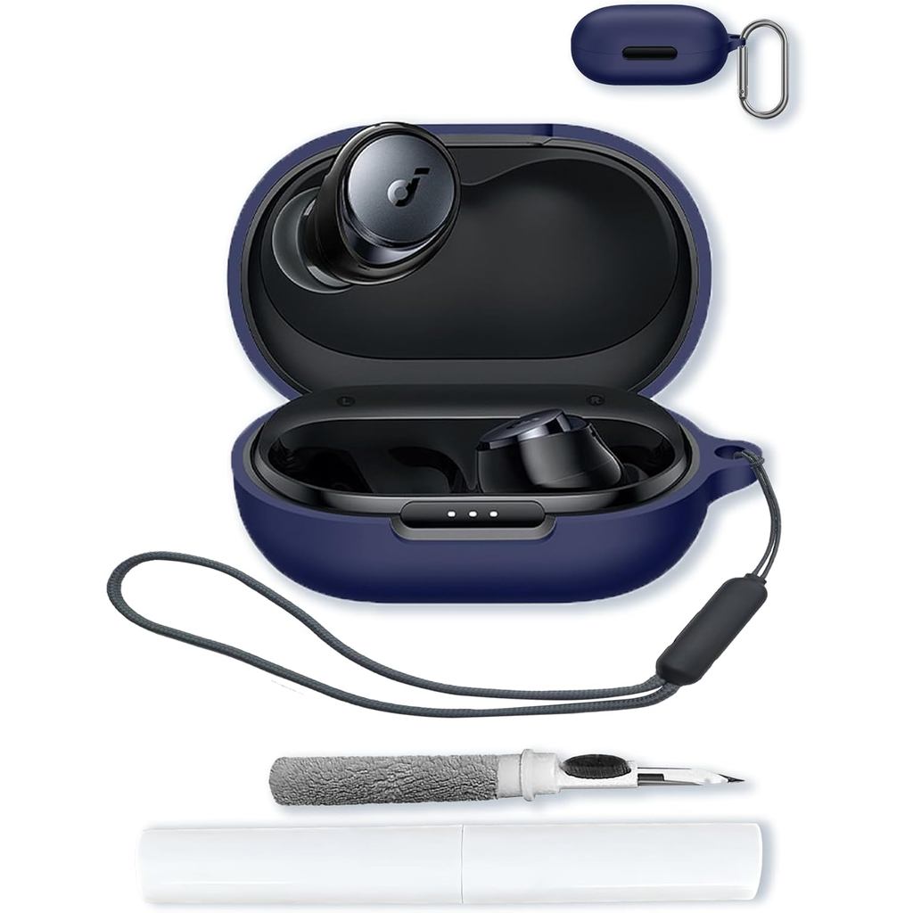 เคสสําหรับ Soundcore โดย Anker Space A40 Adaptive Active Noise Cancelling หูฟังไร้สาย, ป้องกันนุ่ม, 