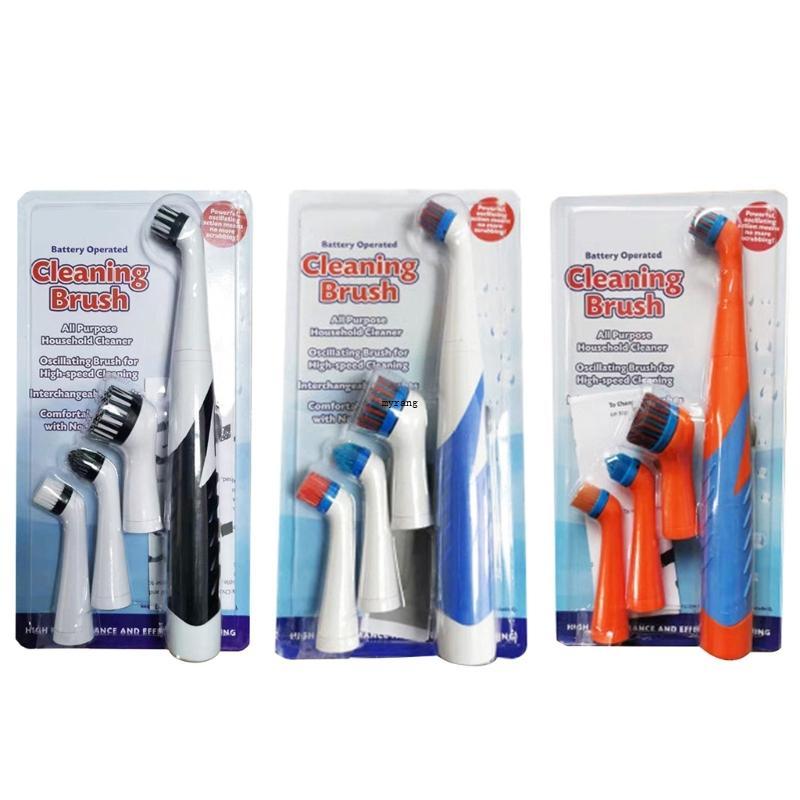 Electric Scrubber Cleaning Brush Cleaner Spin Scrubber  Cleaning Gadget