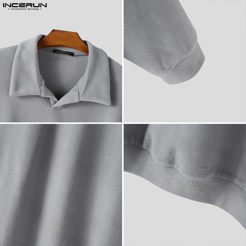 INCERUN เสื้อกั๊กลายคอปกสไตล์เกาหลีสำหรับผู้ชาย ดีไซน์สบายๆ เหมาะใส่วันธรรมดา - รูปที่ 7