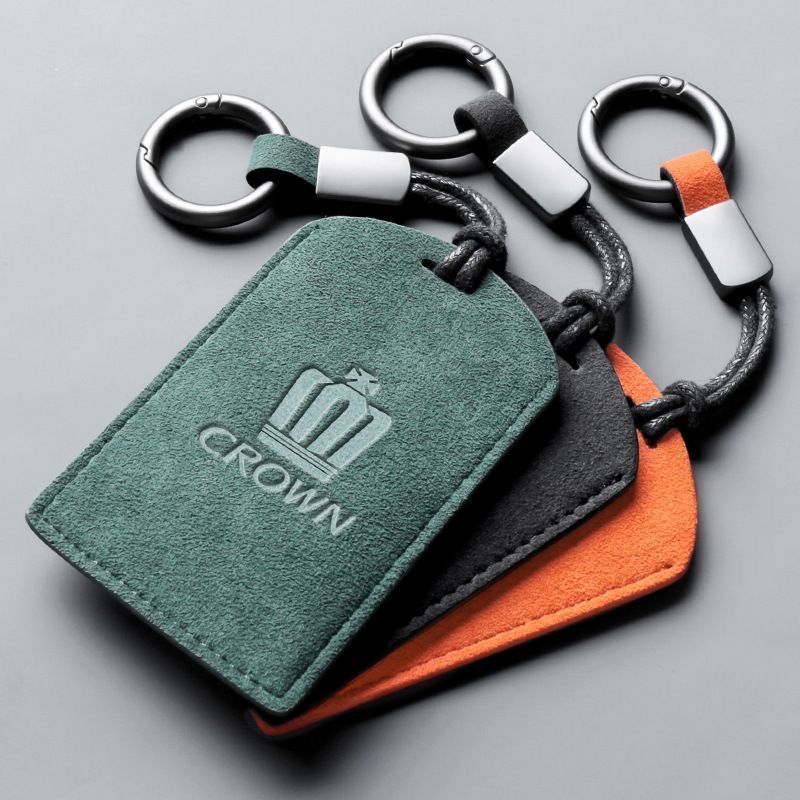 ที่ใส่บัตรรถบัส ที่ใส่บัตร NFC ID Card Bank พัดลมการ์ดการ์ตูน Suede เคสป้องกัน High-End Key Holder