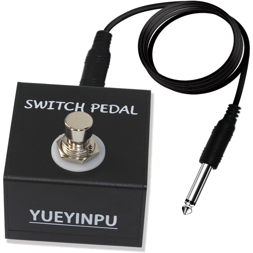 Tap Switch Pedal สําหรับกีตาร์ Effect Pedal พร้อมสาย TS (Unlatch Tap Switch)