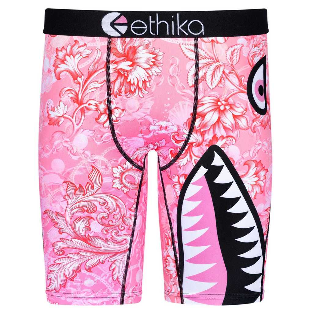 ขาสั้นบ็อกเซอร์ผู้ชายลายการ์ตูนพิมพ์ แห้งเร็ว ยืดหยุ่น สไตล์ ETHIKA ชุดชั้นในสุดฮิต