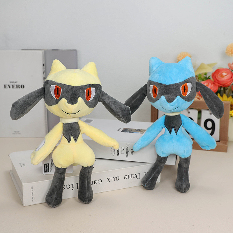 Elf 33 ซม.ขนาดเล็ก Leo Lucario Lucario Lucario ตุ๊กตาของเล่นตุ๊กตาแท็ก DL2511.23