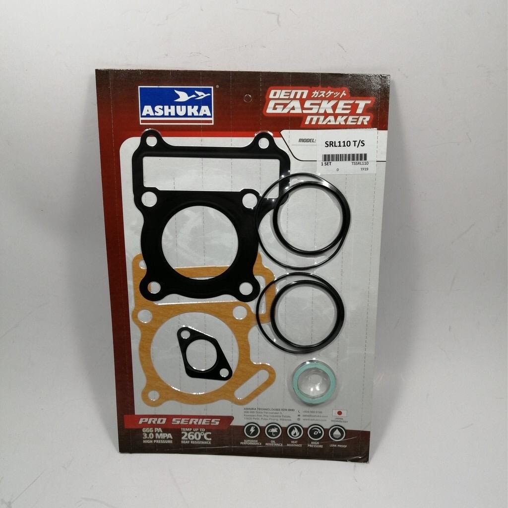 SRL110 / SRL 110 / LAGENDA 110 Ashuka ปะเก็นชุดท็อป (ขนาดมาตรฐาน / 58mm )