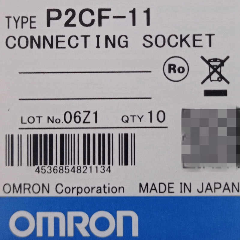 P2CF-11 ฐานรีเลย์ Omron P2CF-11 เหมาะสําหรับรีเลย์ Omron H3Y