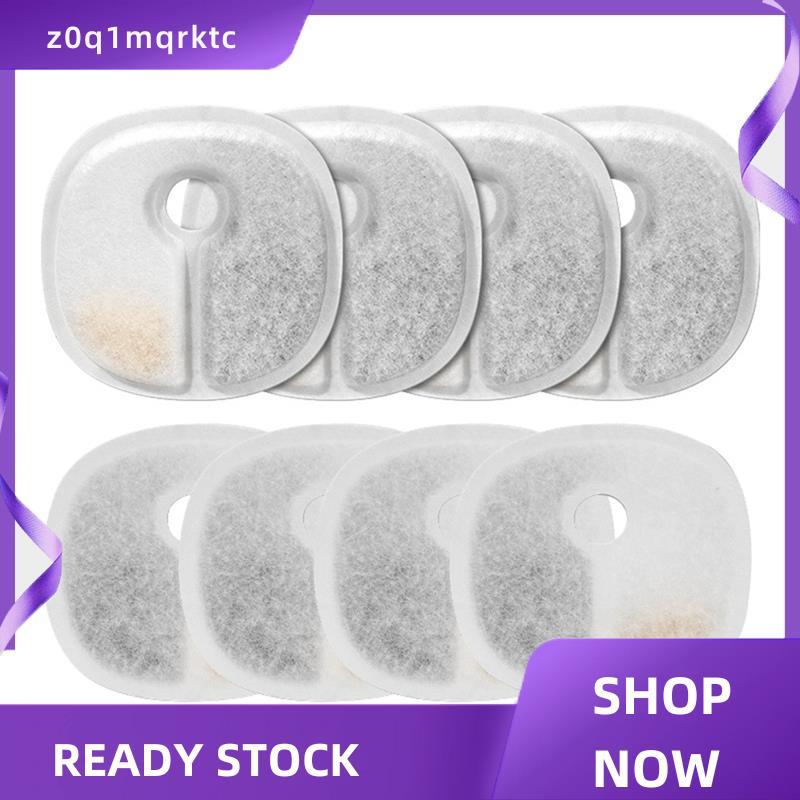 z0q1mqrktc Cat Water Fountain Filters สําหรับสัตว์เลี้ยงอัตโนมัติ Fountain เปลี่ยนตัวกรอง 8 ชิ้น