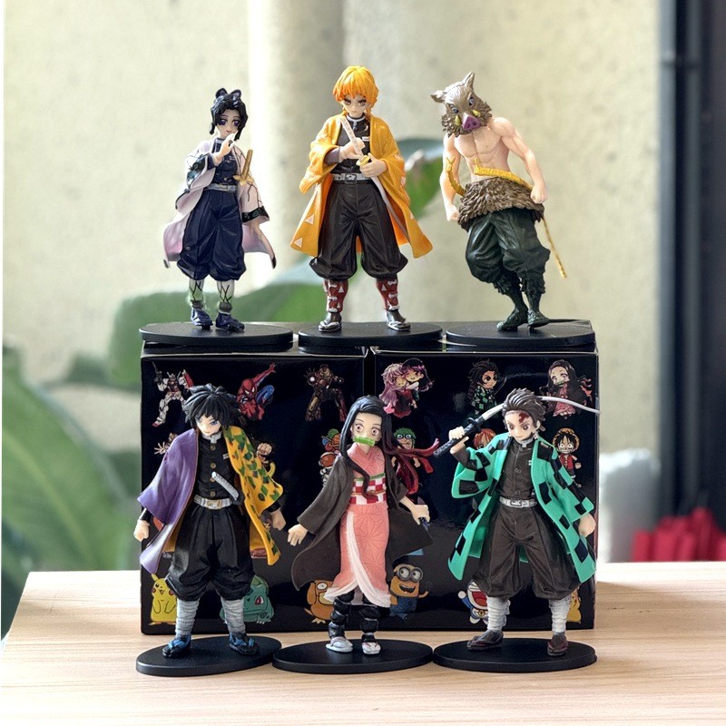 Anime Figure Large Demon Slayer Tanjiro My Wife's Kindness Mitoko Tomioka Giyuu Model Display Toy