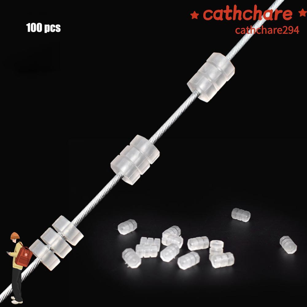 CATCHARE294 จักรยานสายเบรคป้องกัน 100 ชิ้น ทำจากซิลิโคน ขนาด 6mmx10 mm สำหรับสายภายใน 1.1-1.8 มม. – โปรปัง