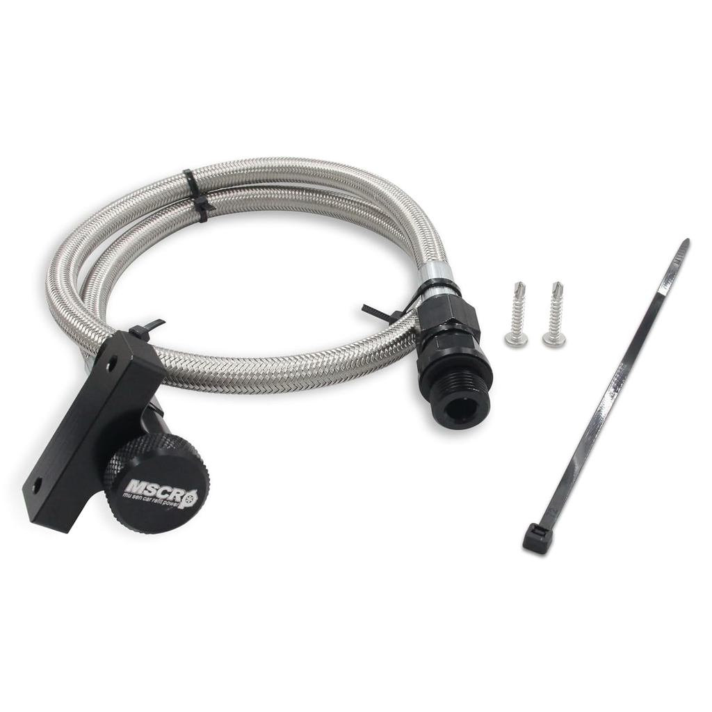 Locking Braided Automatic Transmission Dipstick Fits for Ford F-150 Trucks 2010-2017 with The 6R80, 