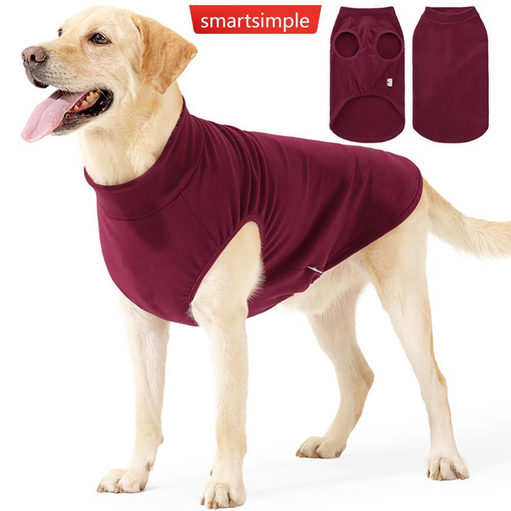 SMARTSIMPLE 4-42.5 กก.สุนัขฤดูหนาวเสื้อผ้าหล่อสวมใส่ Warm PET Hoodie Yard Play เสื้อผ้าทุกวันสัตว์เล