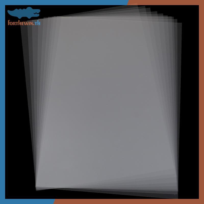Forthewin 10pcs A4 Inkjet Laser Printing Transparency Film Photography Paper PCB Stencils th