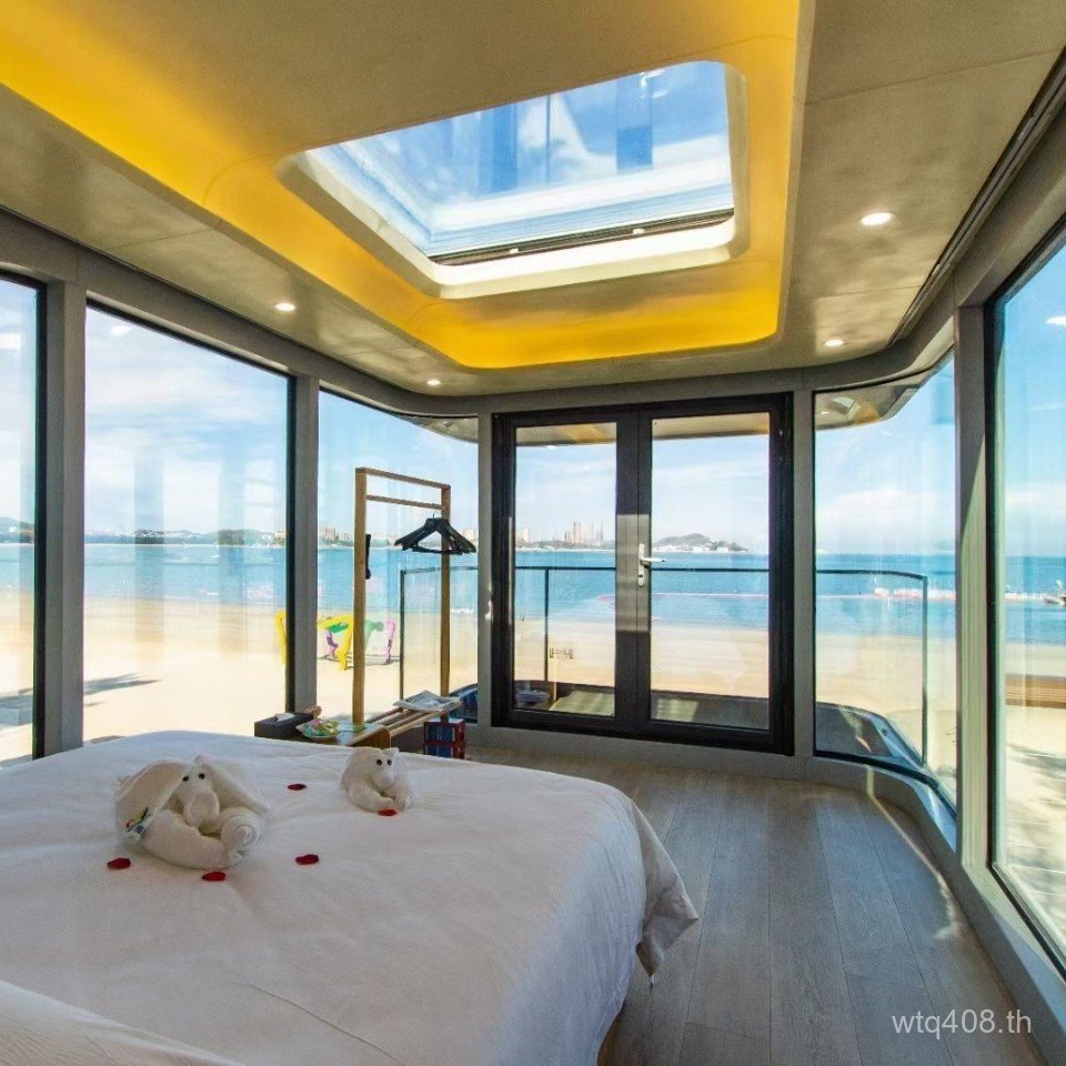 แก้วแคปซูล Office B & B Cafe View Area Outdoor Space Capsule Assembly Assembly Sunshine Room 54AA