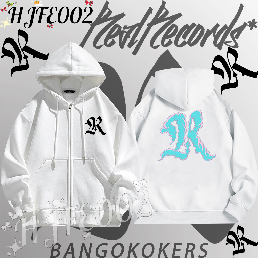Rapper P9d Zip-up Hoodie ผ้าCotton 100%ใส่ได้ ทั้ง ชาย ใส่สบาย ไม่หด ไม่ย้ Stand collar sweatshirt#0