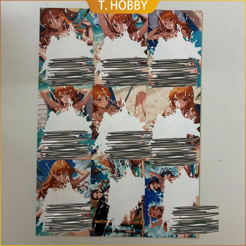 Goddess Club One Piece ชุดการ์ด Hypoallergenic 9 ชิ้น การ์ดวันพีซ การ์ดสะสมการ์ดวันพีซ