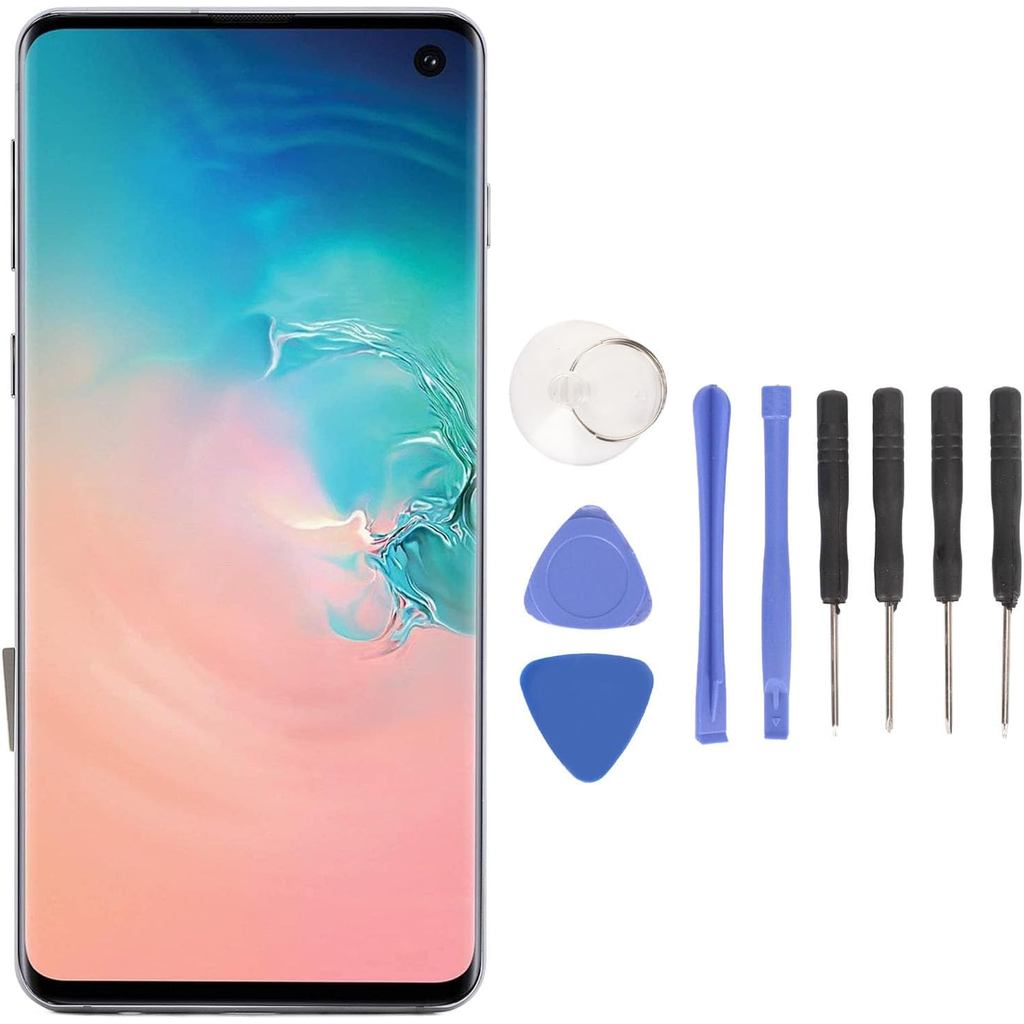 สําหรับ S10 เปลี่ยนหน้าจอ LCD, จอแสดงผล LED Digitizer Assembly กรอบ, ลายนิ้วมือและซ่อมเครื่องมือ, สํ